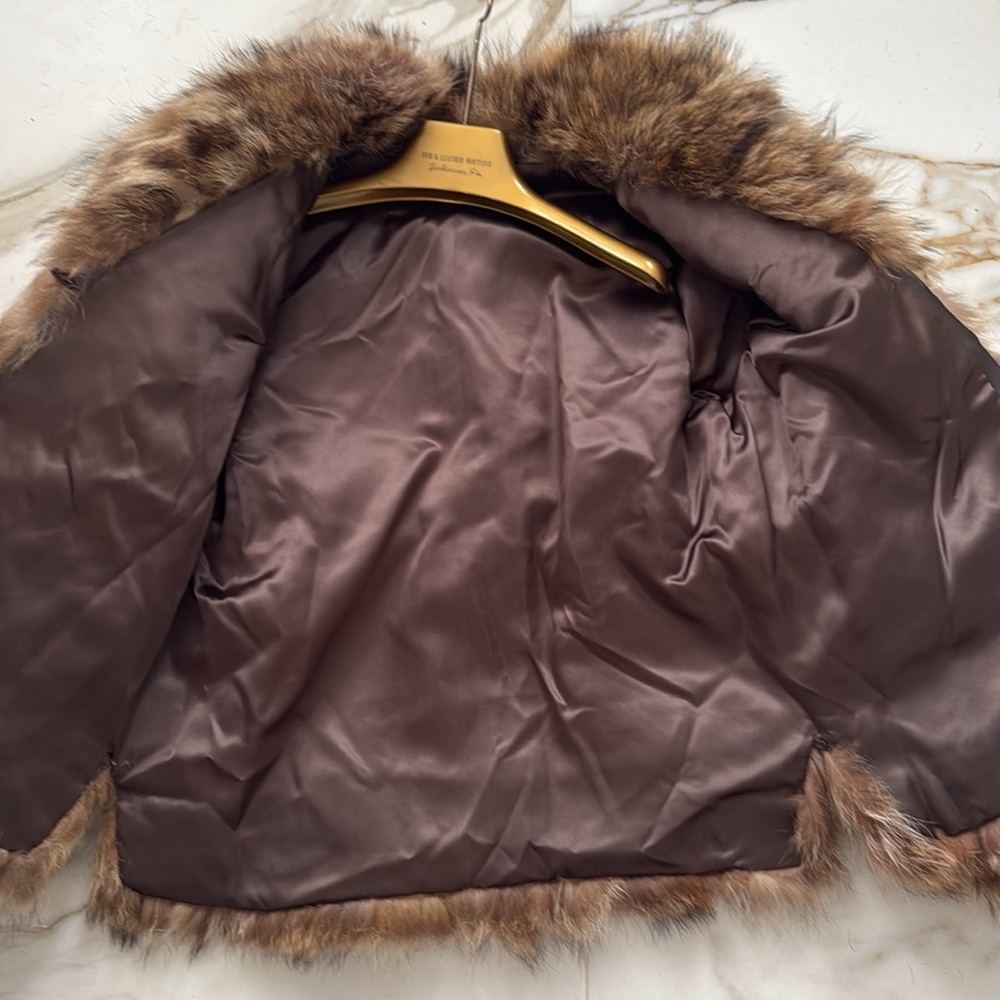 Luxurious Brown Fur Jacket - **REAL FUR** - Picture 6 of 14